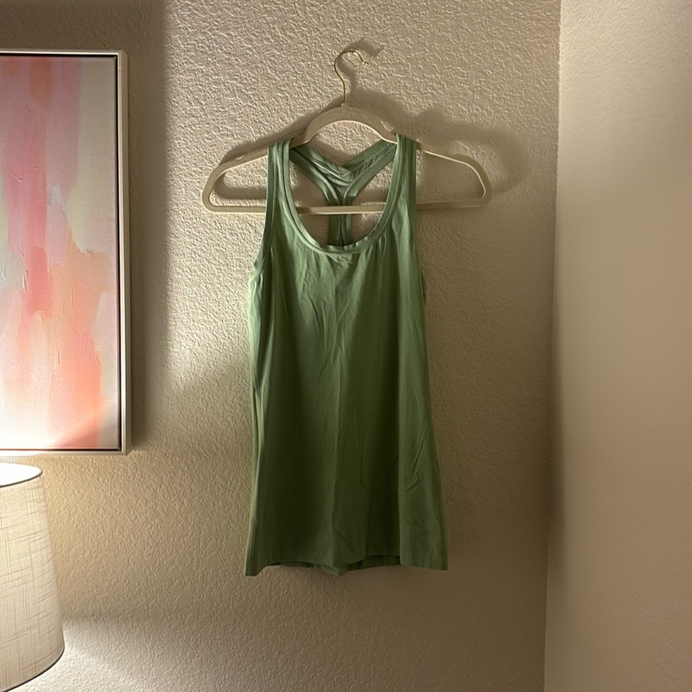 lululemon athletica wild mint Green Tank Top